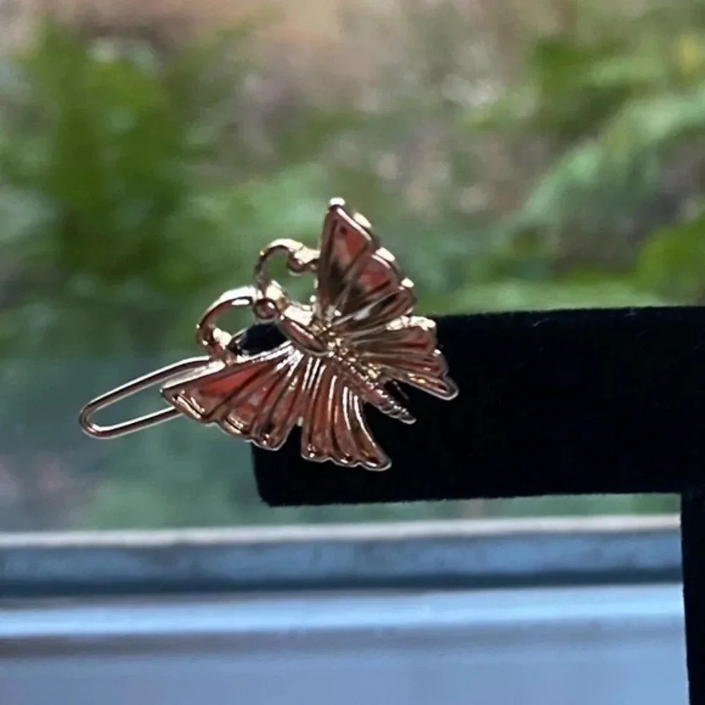 Anthropologie Gold Mini Hair Clips